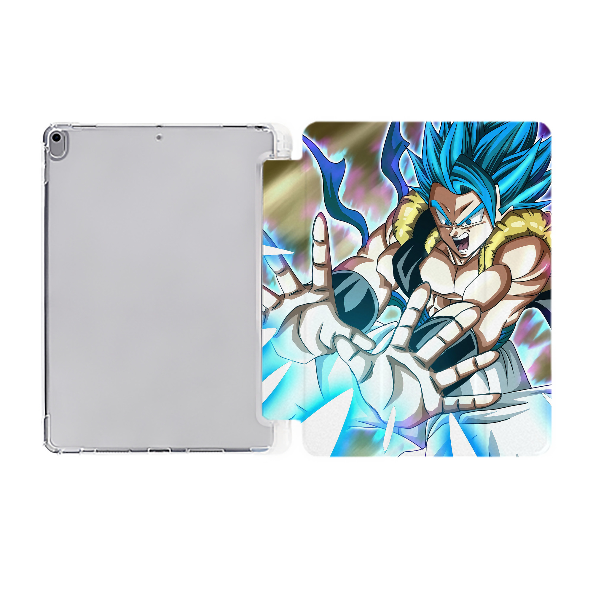 （画像用） ドラゴンボール DRAGON BALL IPad ケース ペン収納付き 三つ折りスタンド PUレザー×シリコン 対応機種9.5/10.5/10.9インチ